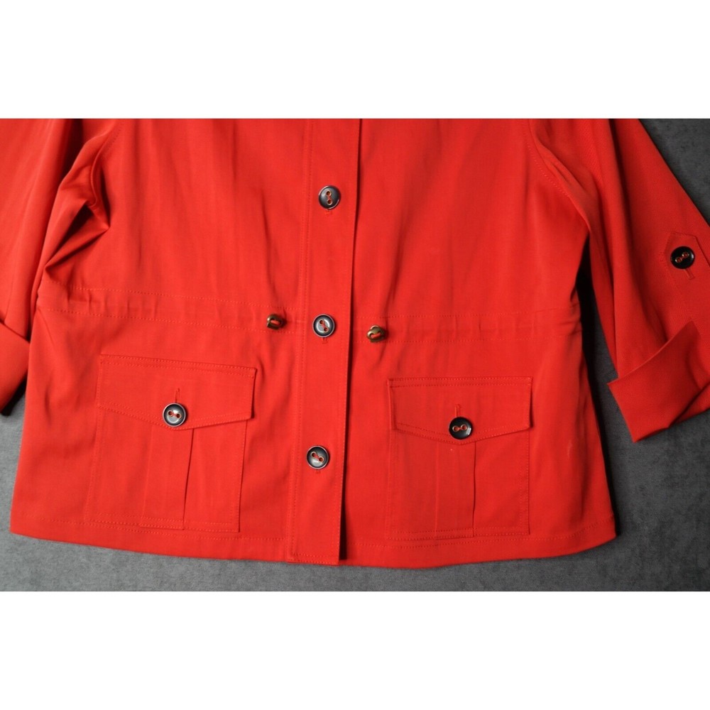 Ruby Rd. Red Button Jacket Size 14 - image 5